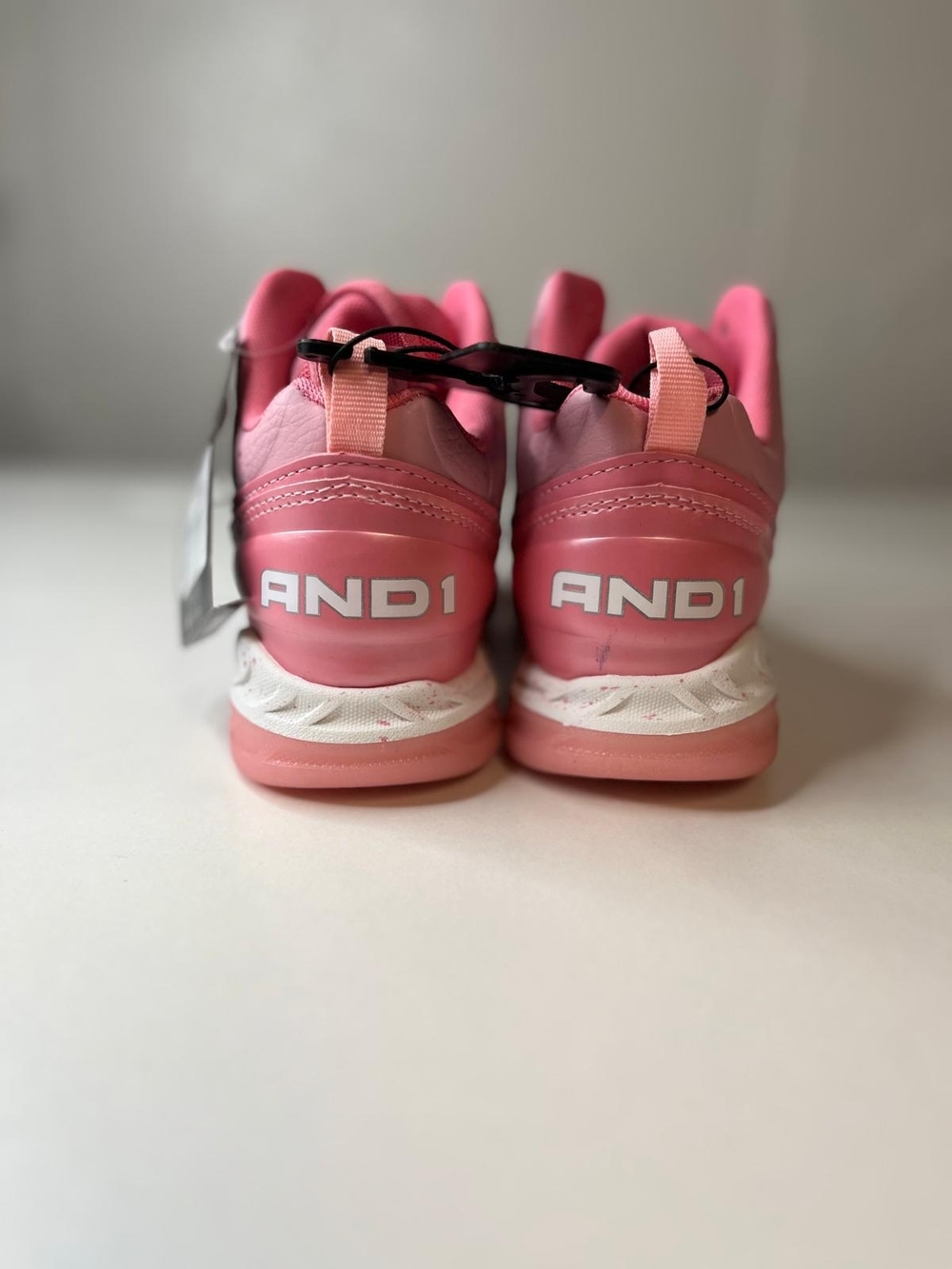 And1 Kids' Pink Sneakers with White Soles